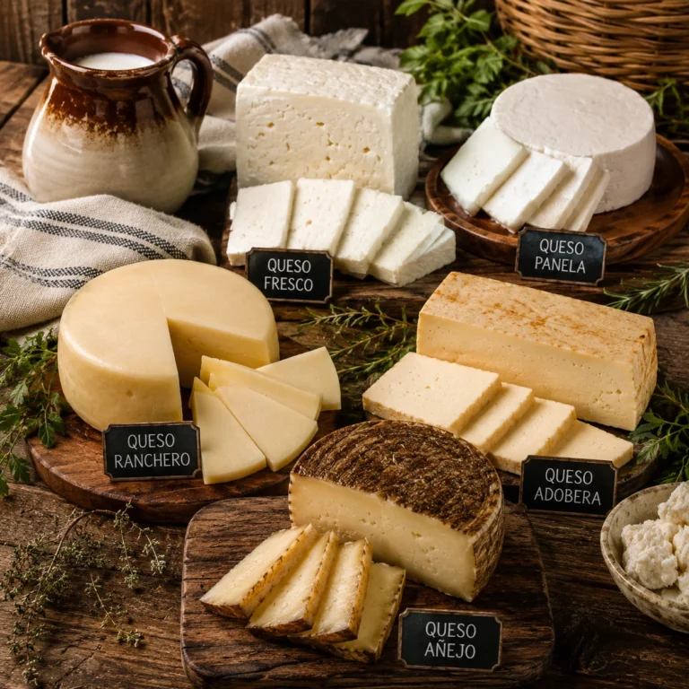 Variedad de quesos artesanales de Los Altos de Jalisco